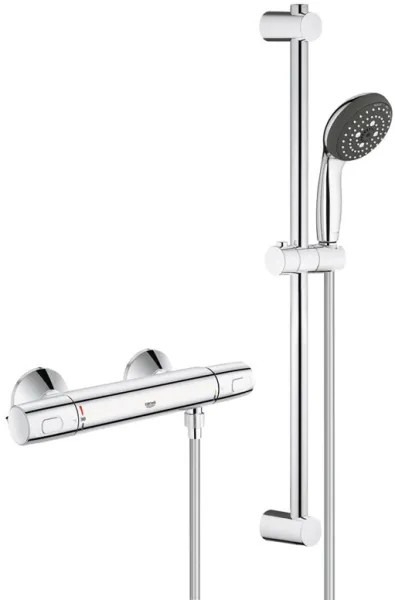 Grohe Precision Trend suihkusarja termostaattisella hanalla, kromi